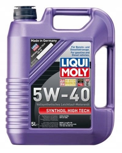 LIQUI МАСЛО 5/40 5L SYNTHOIL HIGH ТЕ