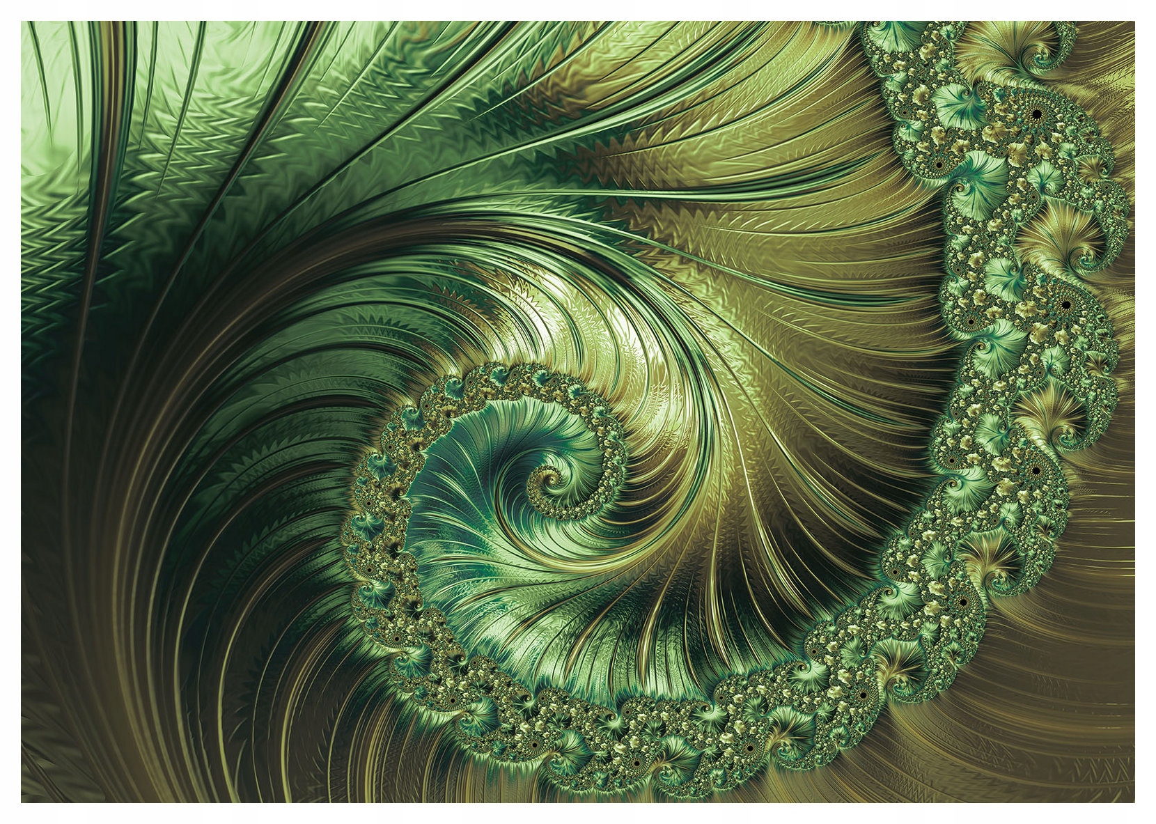 Abstraktná fototapeta Špirálová frakcia, moderný dizajn 416x254 lepidlo