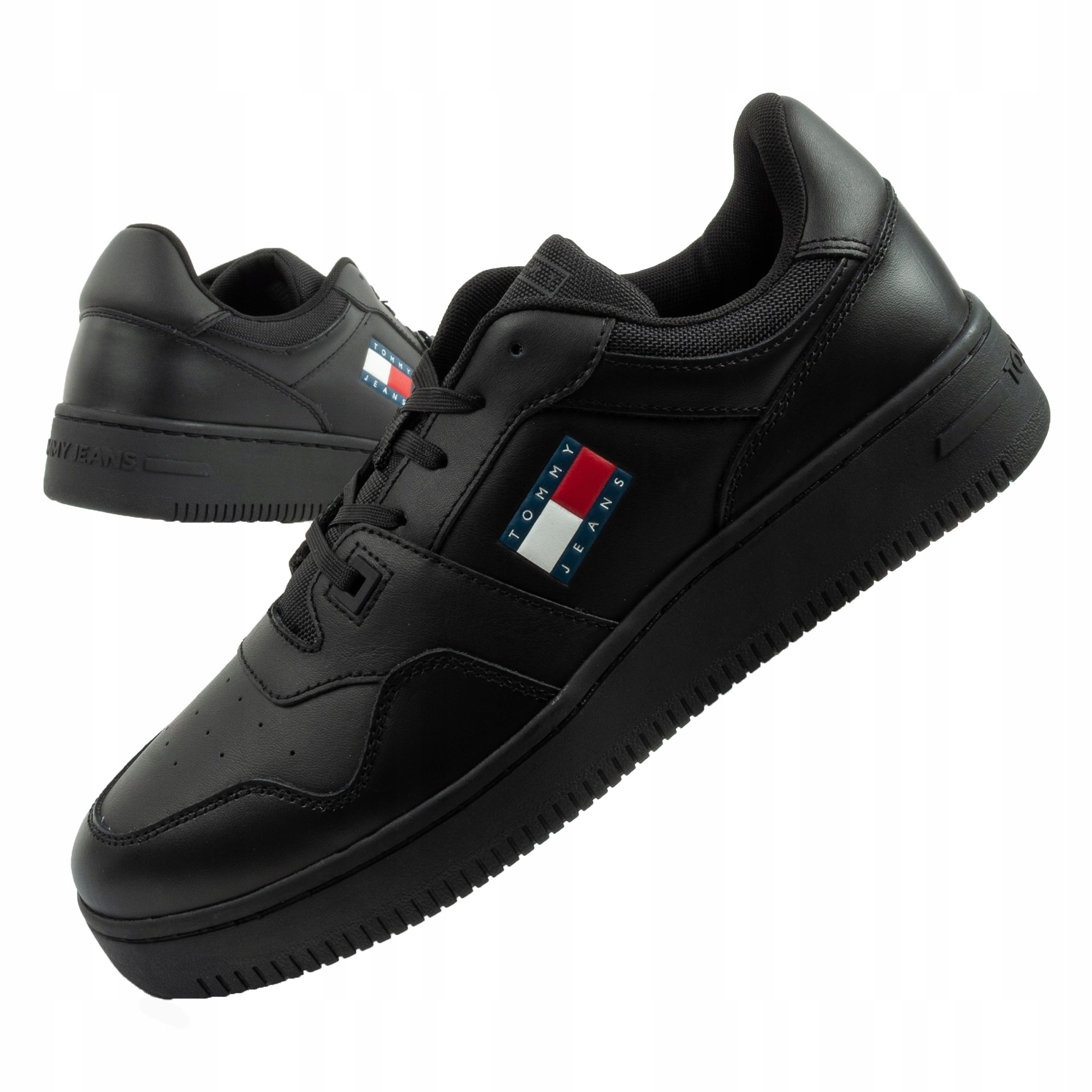 Pánské sportovní boty Tommy Hilfiger Tjm Retro vel.43 módní černé tenisky