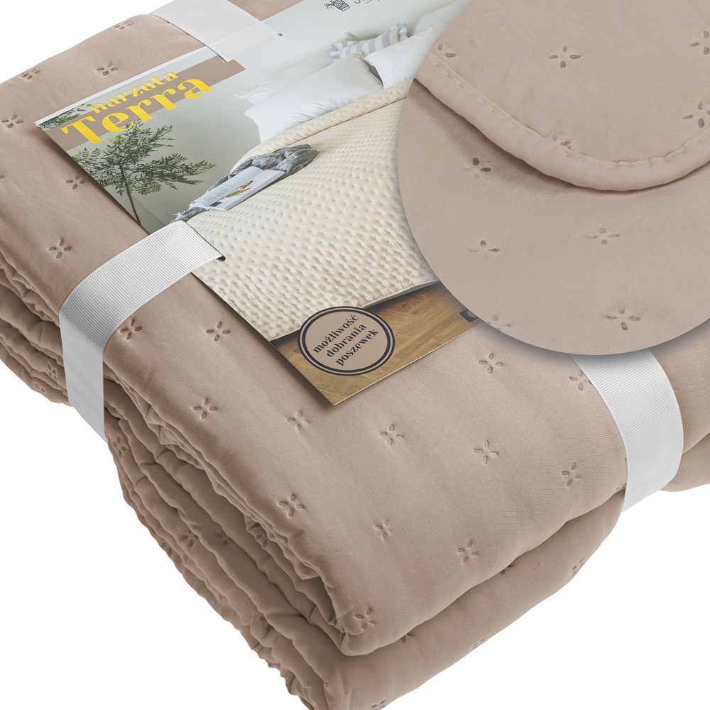 Přehoz 240x220 Terra béžový tmavý