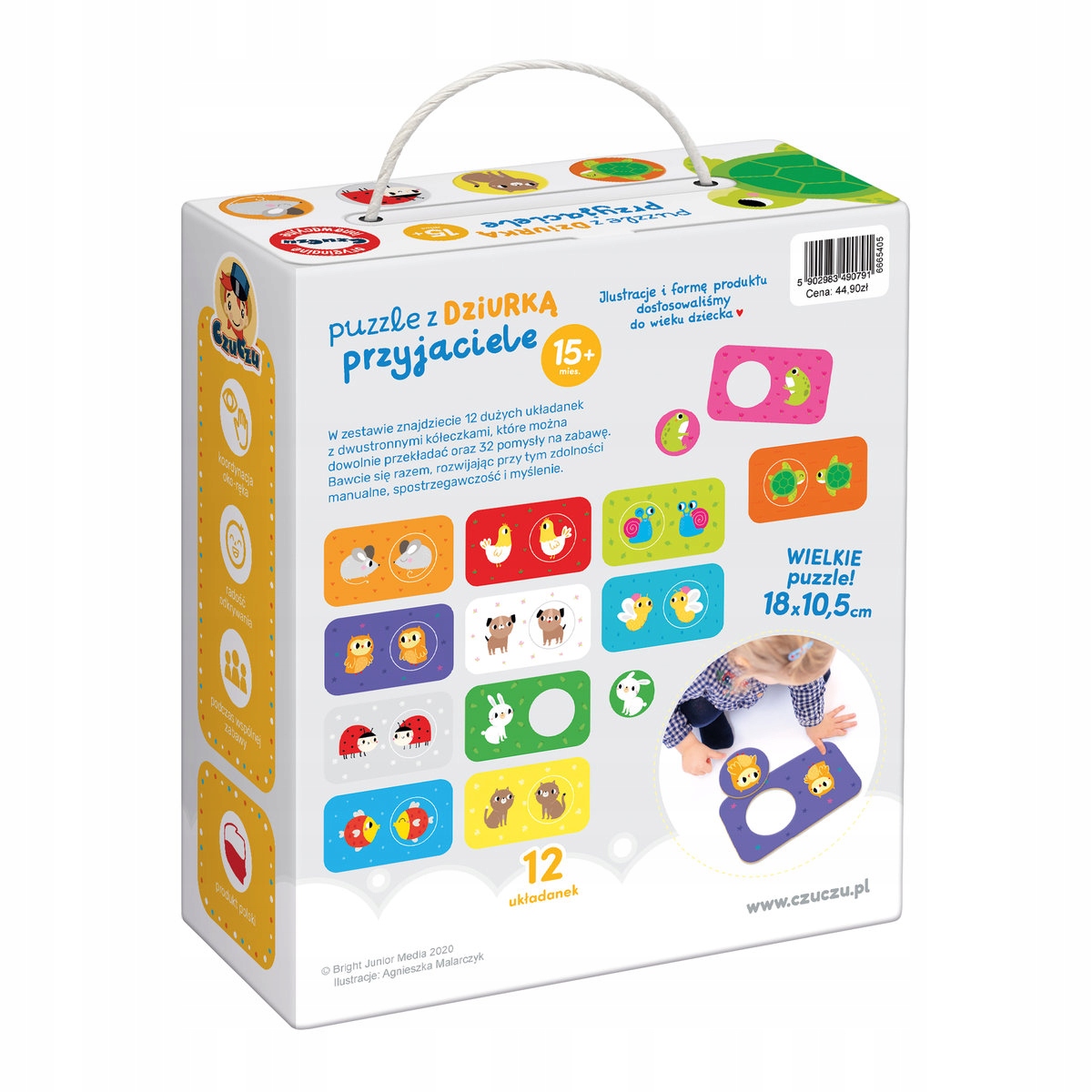 CZUCZU PUZZLE Z DZIURKĄ PRZYJACIELE 15 MIES.+ Kod producenta 6665405
