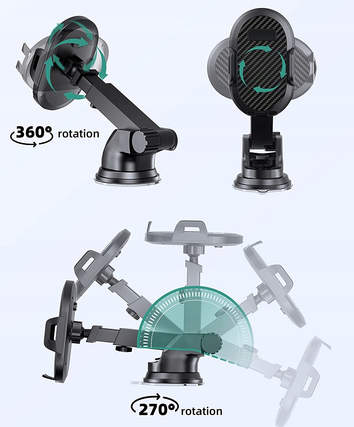 UNIWERSALNY SAMOCHODOWY UCHWYT NA SMARTFONA Marka Novaza Tech