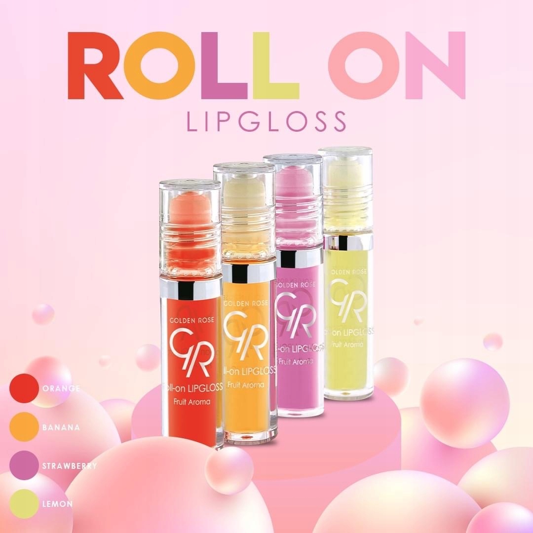 Golden Rose Błyszczyk roll-on smakowy Banan Kod producenta R-RLG Banan