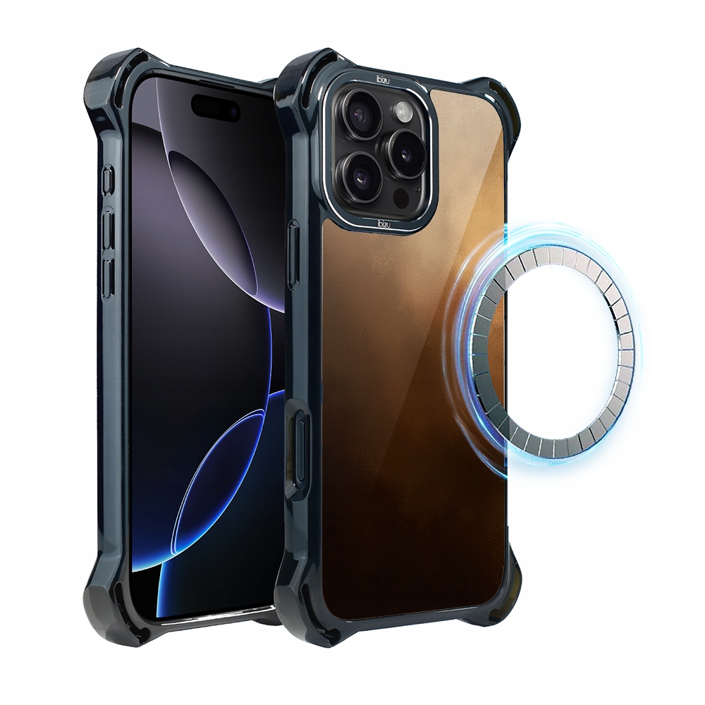 Pouzdro Ibizu DropGuard Ultra s MagSafe na iPhone 16 Pro, barva Pouštní bouře