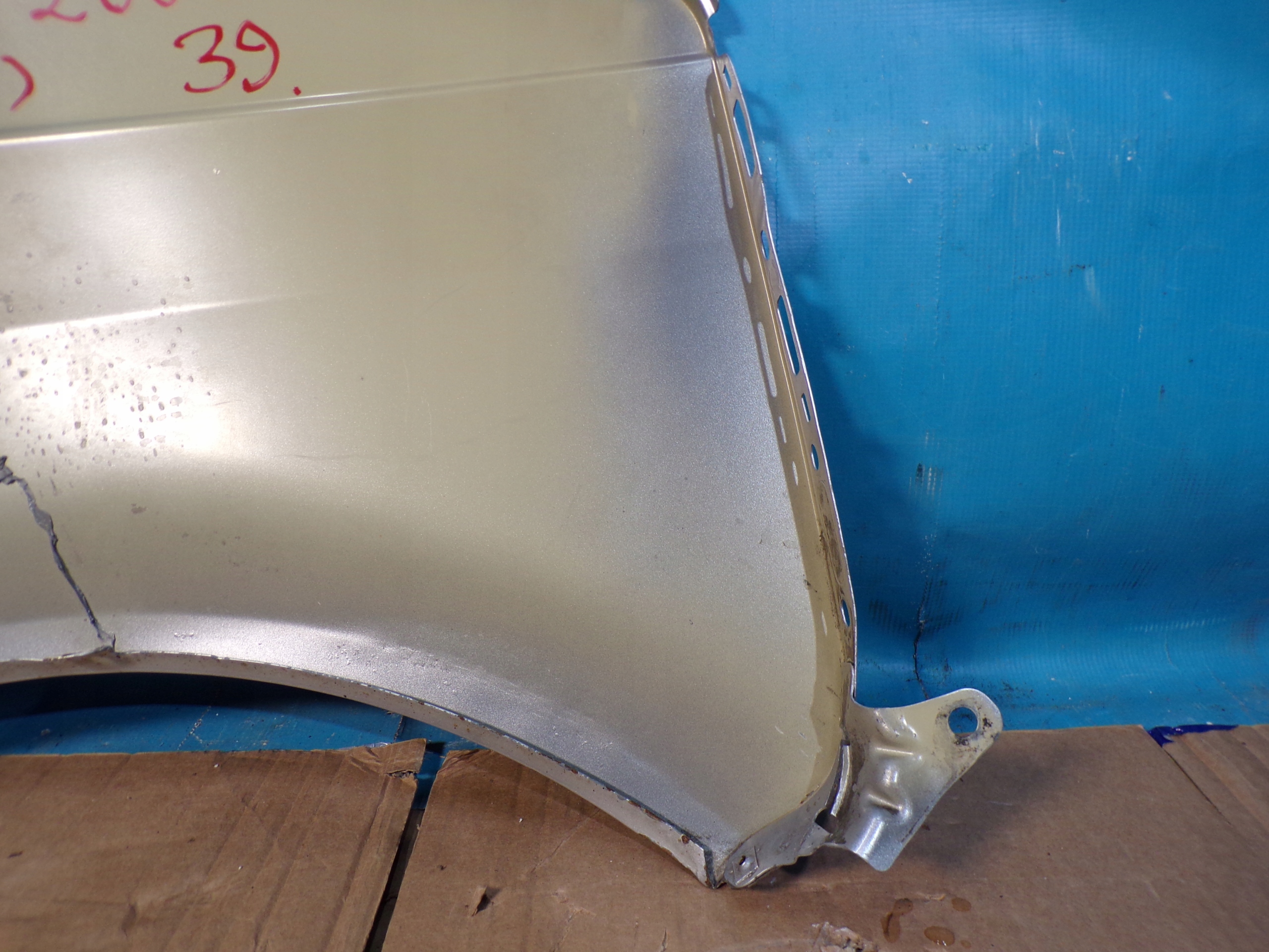 VW T5 TRANSPORTER MULTIVAN 03- fender left SREBRNY without RDZY