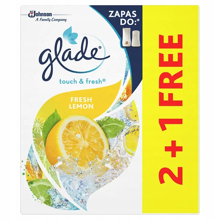 

Glade Touch&Fresh Fresh Lemon odświ. wkład 3x10ml