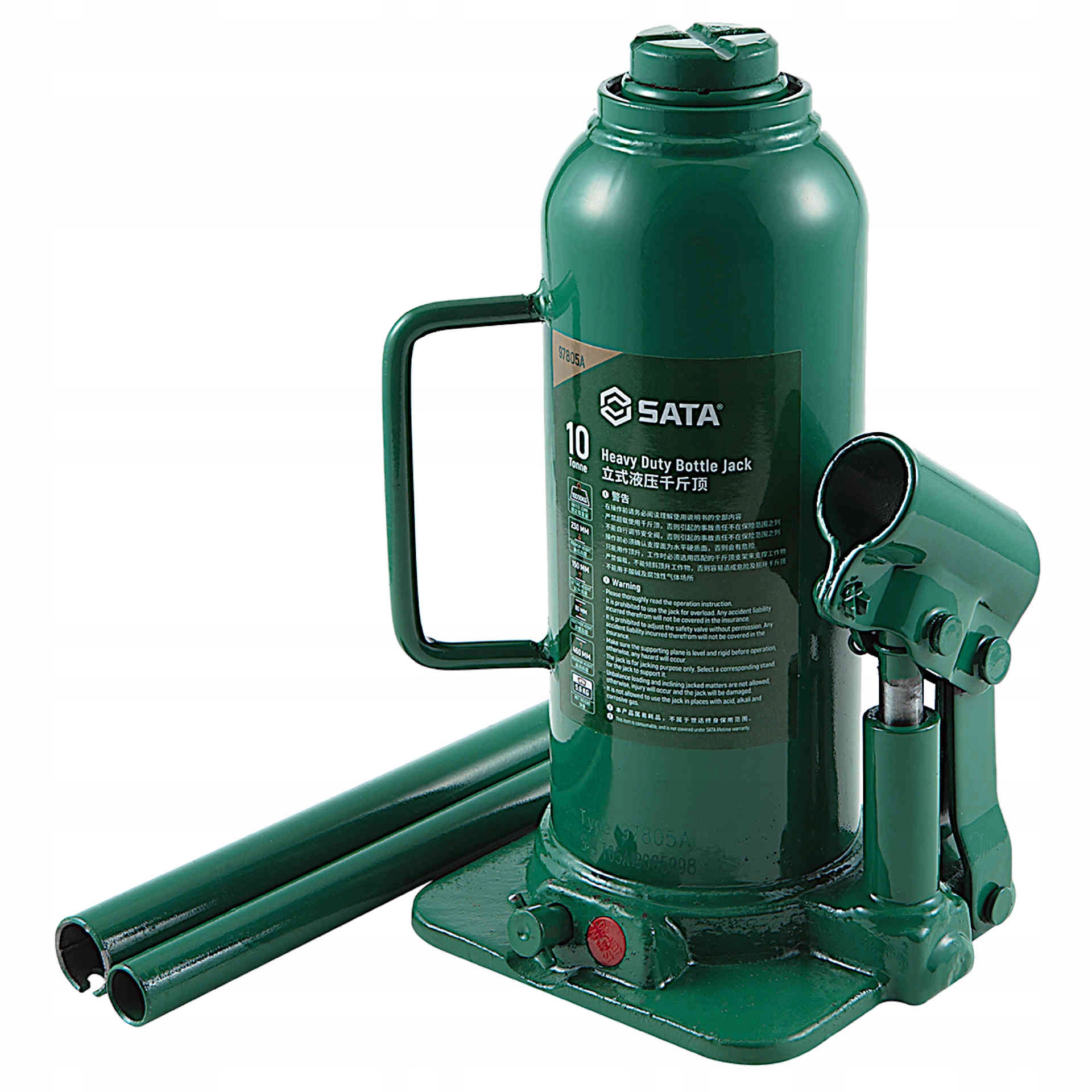 SATA Podnośnik Słupkowy Butelkowy Hydrauliczny 10T