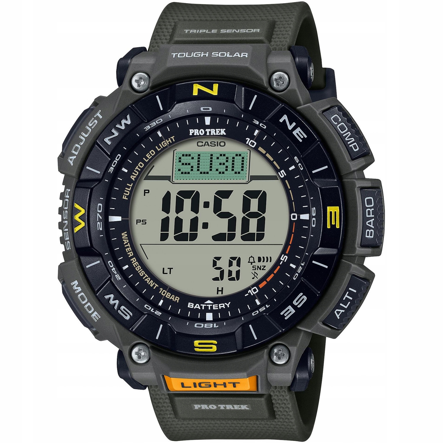 Hodinky Casio ProTrek PRG-340-3ER Kompas Solar