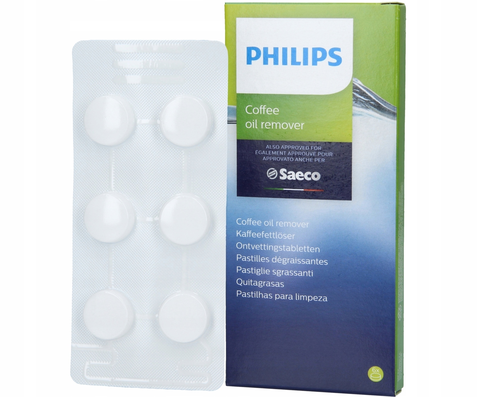 

Tabletki Philips do czyszczenia ekspresów 6 tabl
