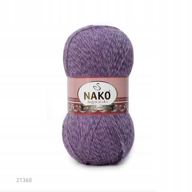 Włóczka Nako Angora Luks moher special 21360 fiole