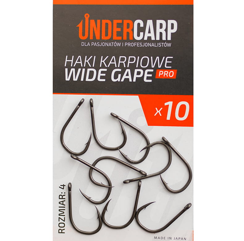 Undercarp Undercarp Haki Karpiowe z zadziorem Wide Gape 4 Pro UC459