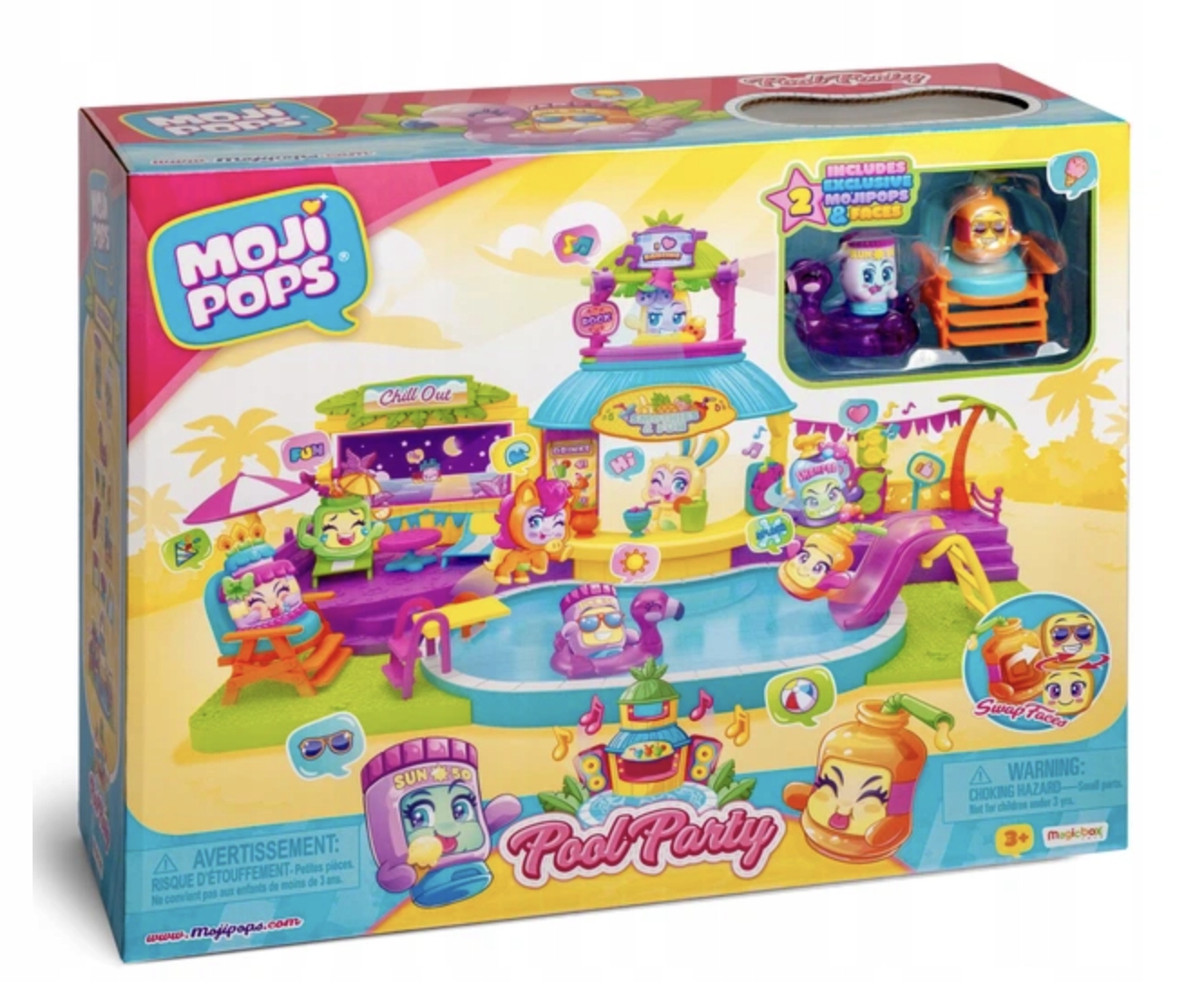 MOJIPOPS MOJI POOL PARTY IMPREZA NA BASENIE ZESTAW