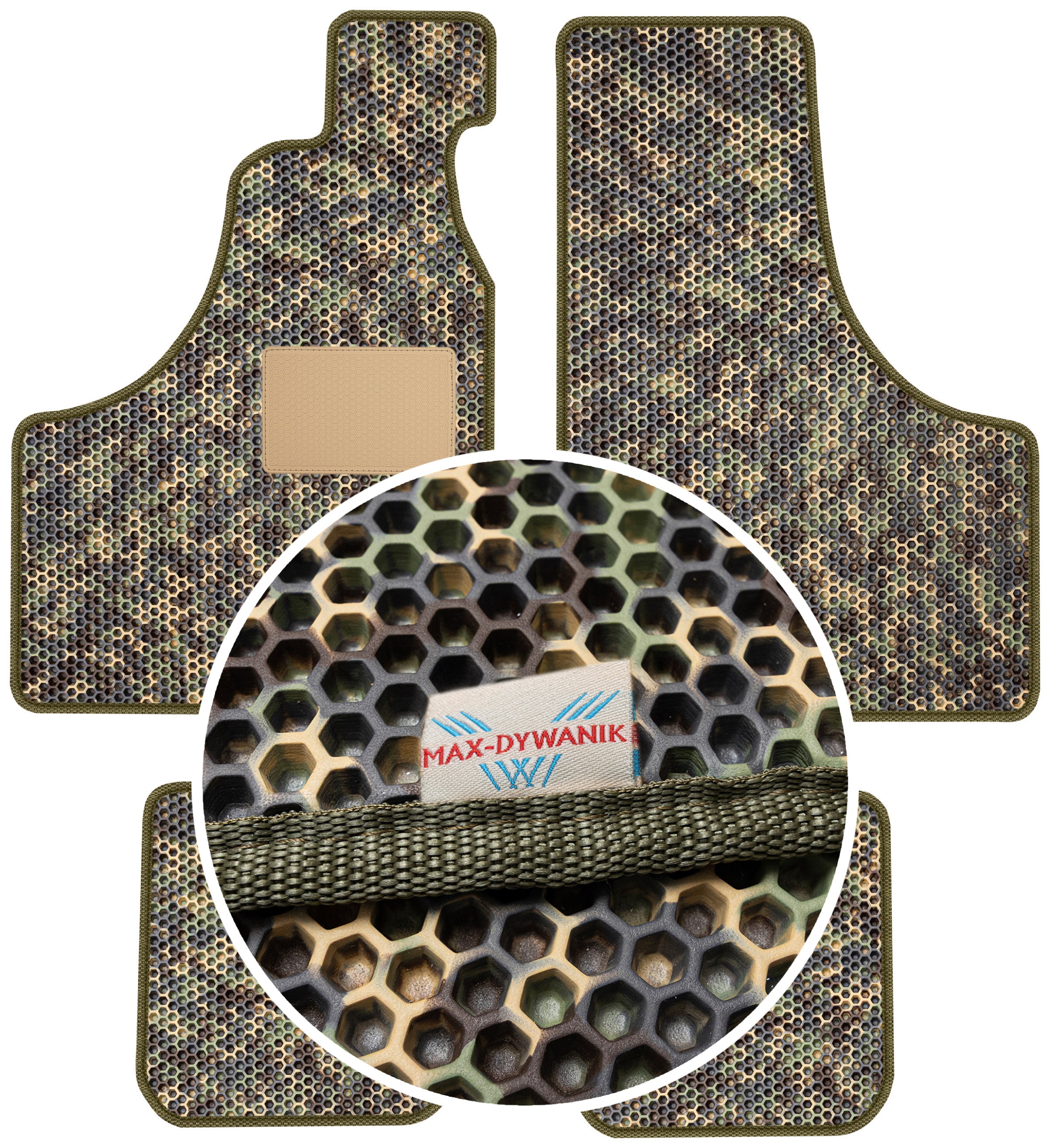 Fiat 126p 1973-2000 Gumové rohože do auta Eva Moro