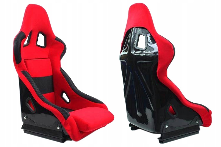 СПОРТИВНОЕ КОВШОВОЕ КРЕСЛО RICO MOUNT VELUR RED