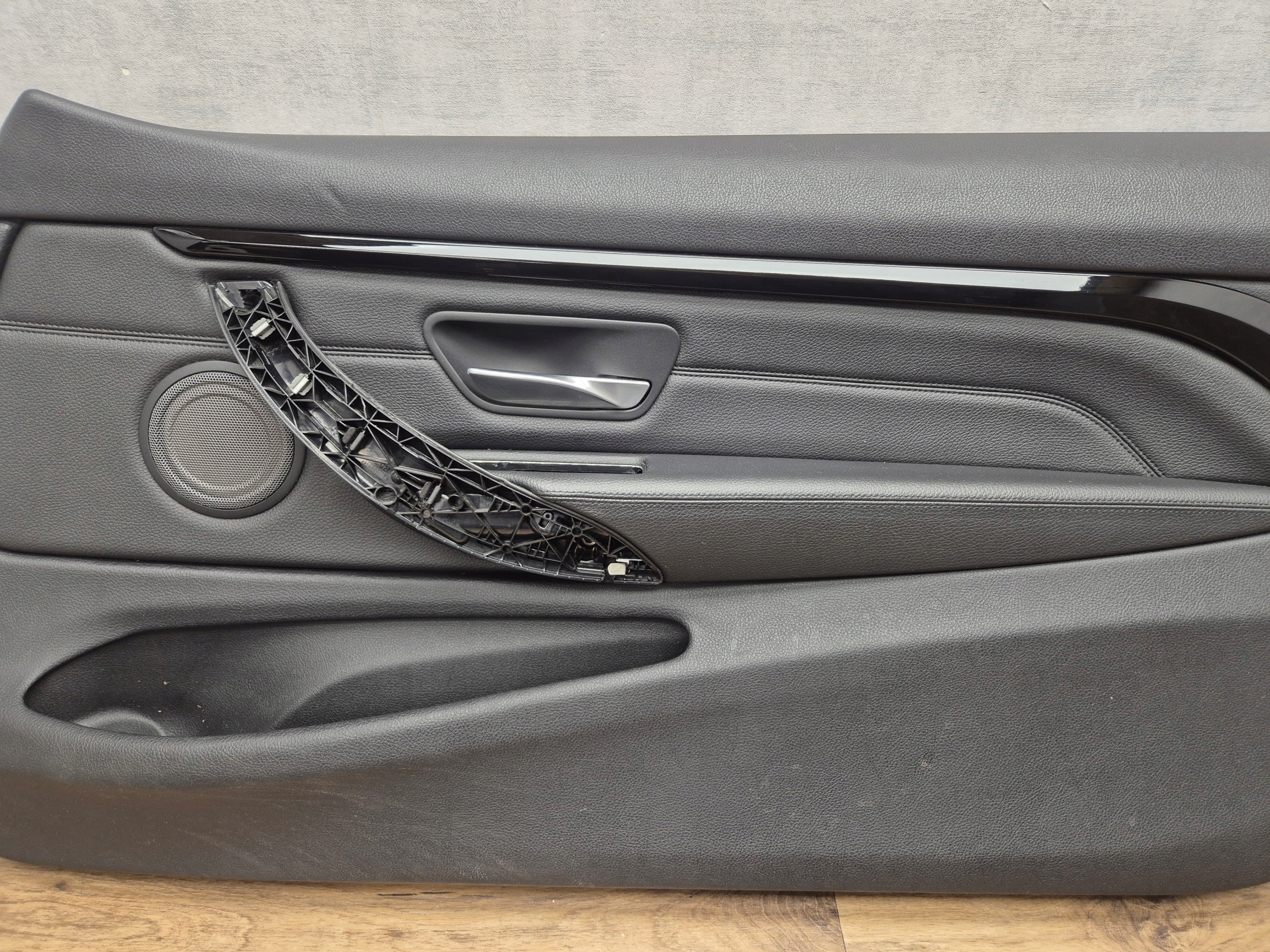 BMW F32 F33 right side front upholstery front PANEL door black leather