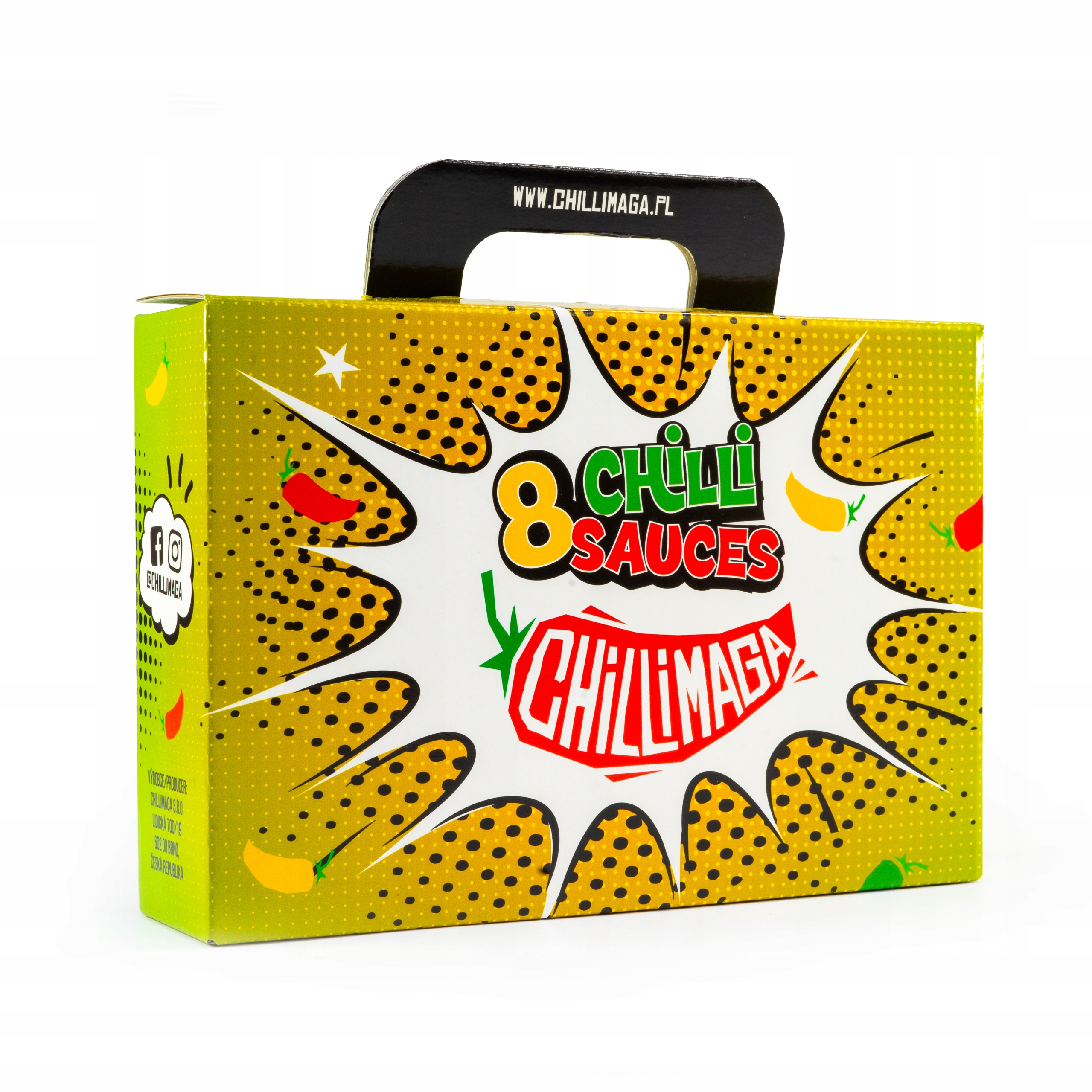 Levně Dárkový set chilli produktů 8 ks