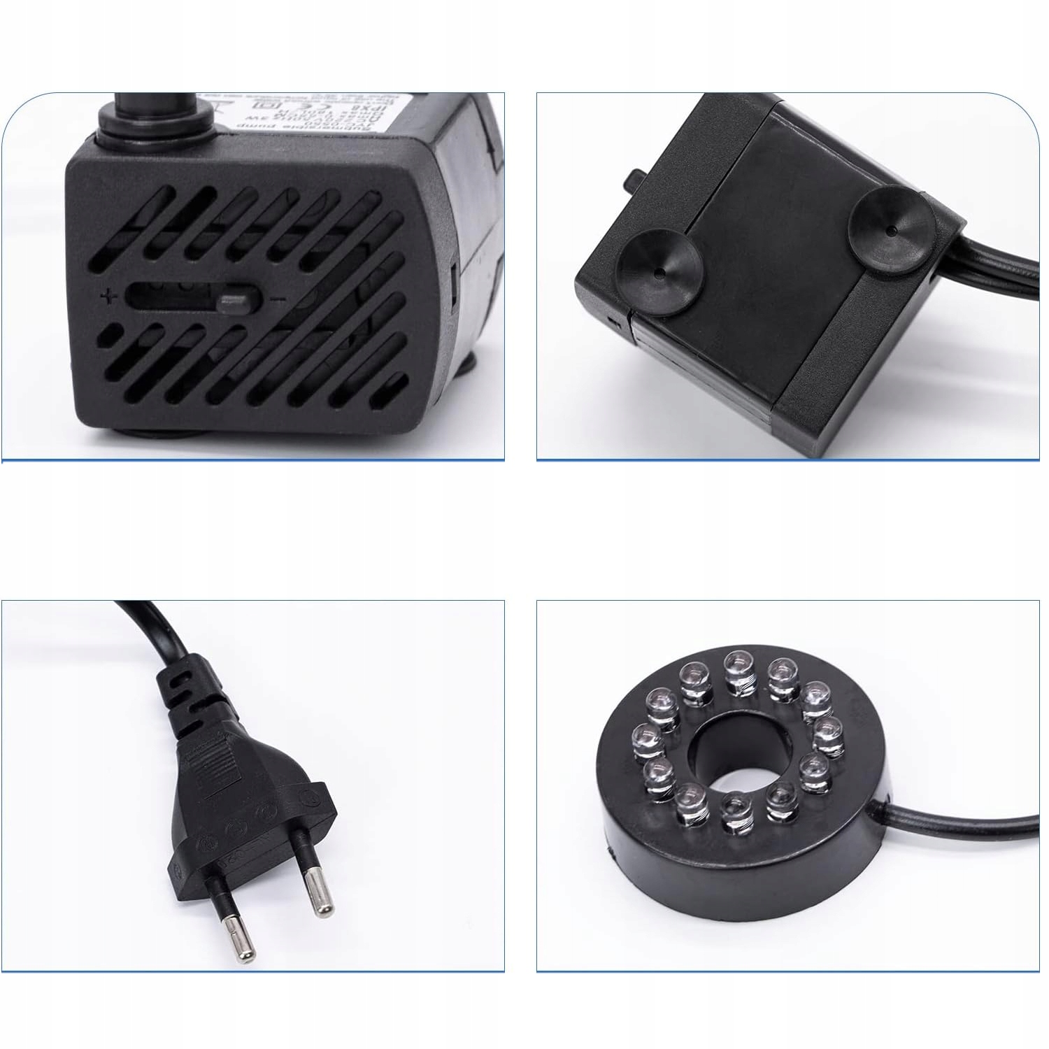 POMPKA LED DO FONTANNY OCZKA WODNEGO OGRODOWA + PANEL SOLARNY + 2 DYSZ Informacje dodatkowe Zasilanie solarne