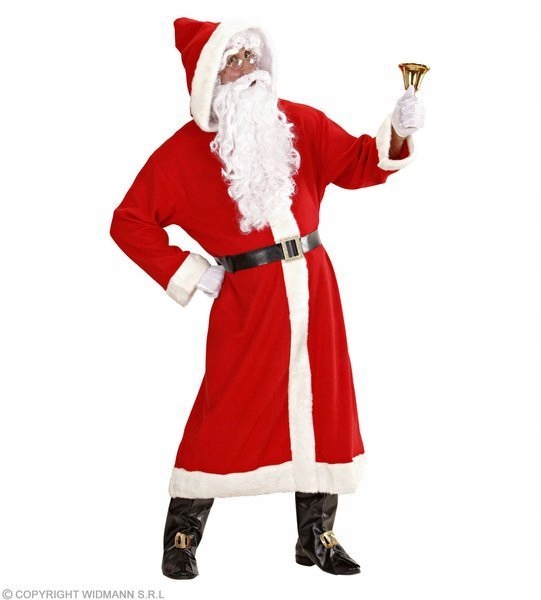 Kostým Santa Clause Kompletní Oblek Svatý Mikuláš univerzální