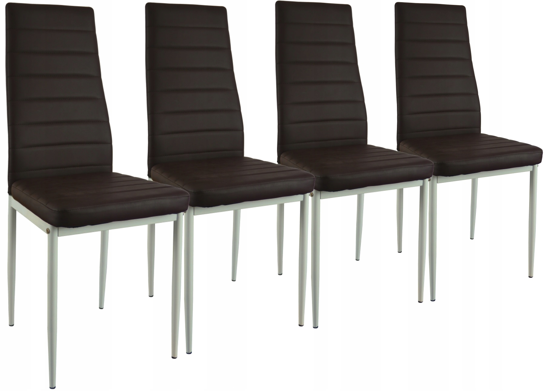 

Zestaw 4 Krzeseł Dankor Design Wirgo brąz