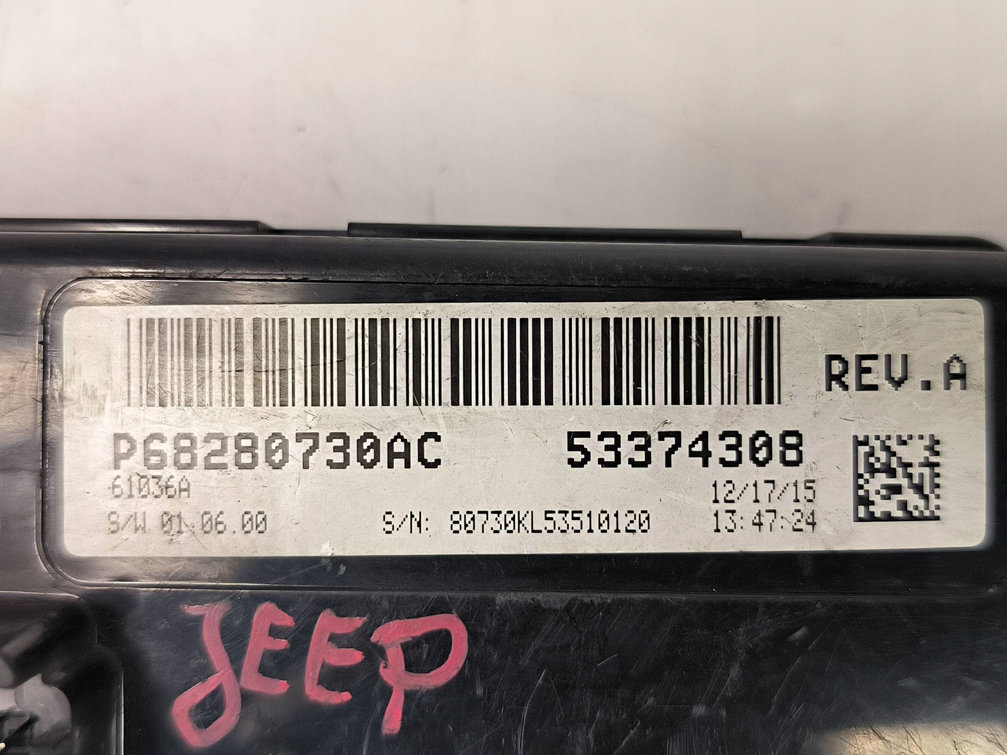 Module Bloc de chauffage complet 68280730AC JEEP CHEROKEE KL