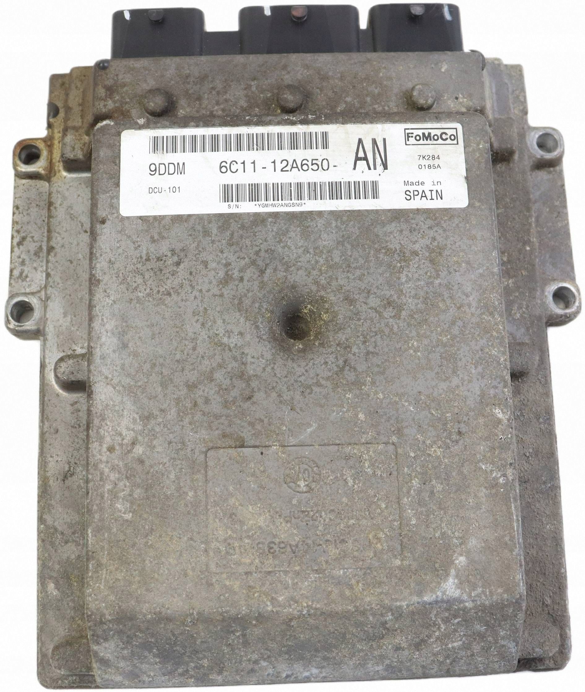 FORD TRANSIT MK7 FURGON computer control unit of the engine 2.4TDCI 6C11-12A650-AN