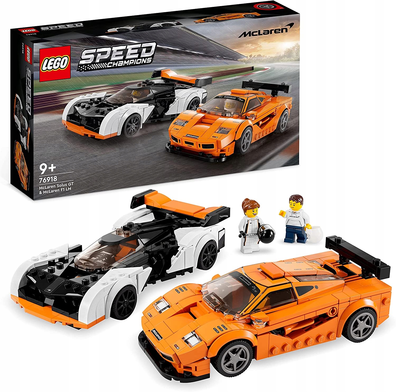 Lego 76918 Speed Champions McLaren Solus Gt a F1 LM 2v1