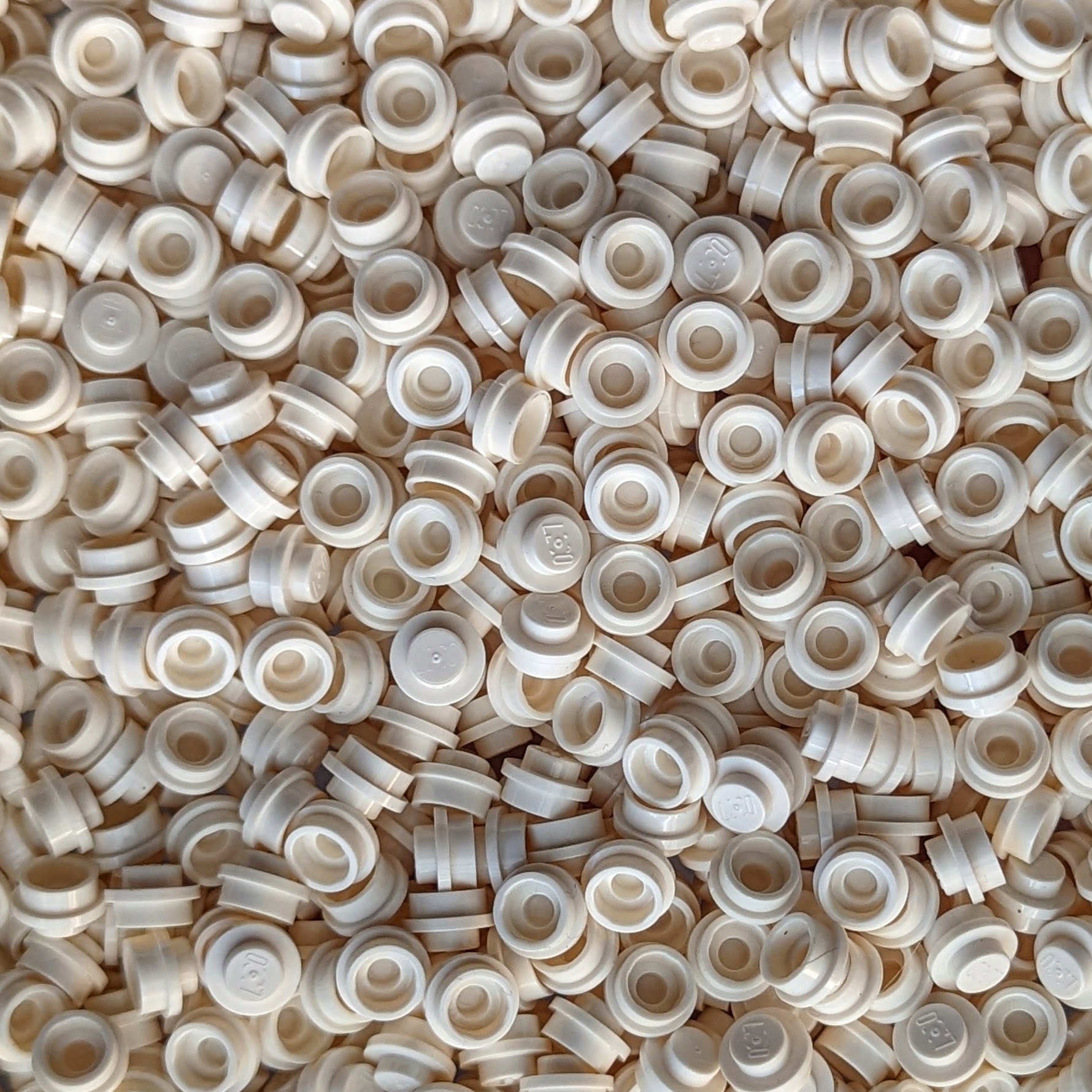 

Pakiet Lego 4073 Płytka 1x1 okrągła Biały 50szt N