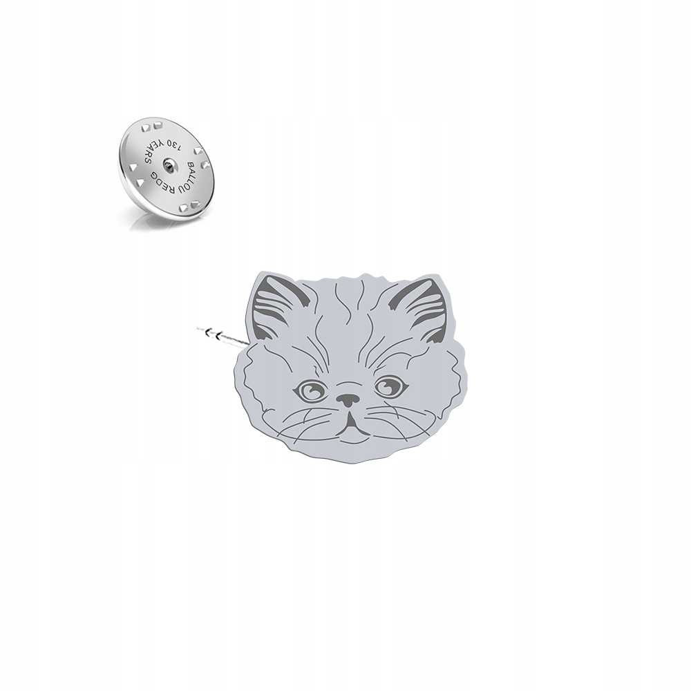 Odznak Perská kočka 925 Šperky Dárek Žena Dedikace Bonus