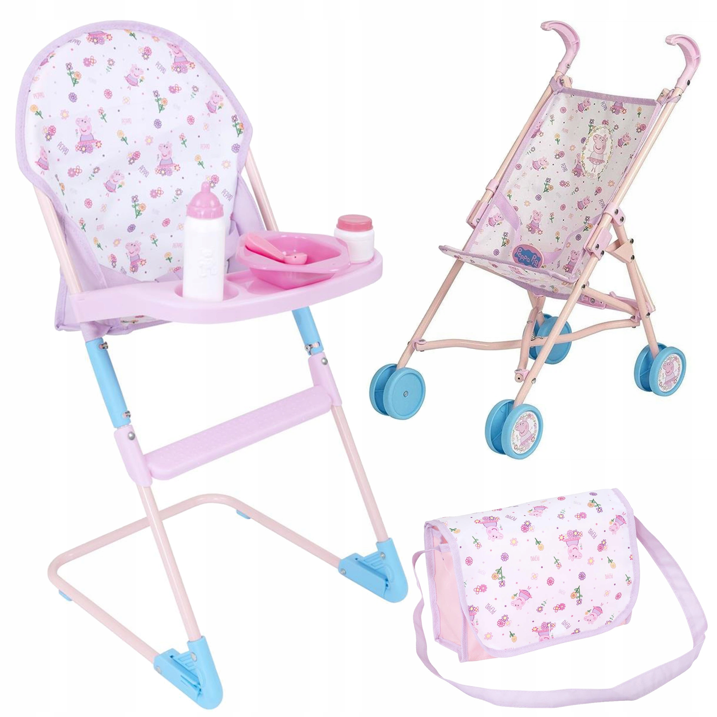 

Świnka Peppa spacerówka + krzesło 1423628