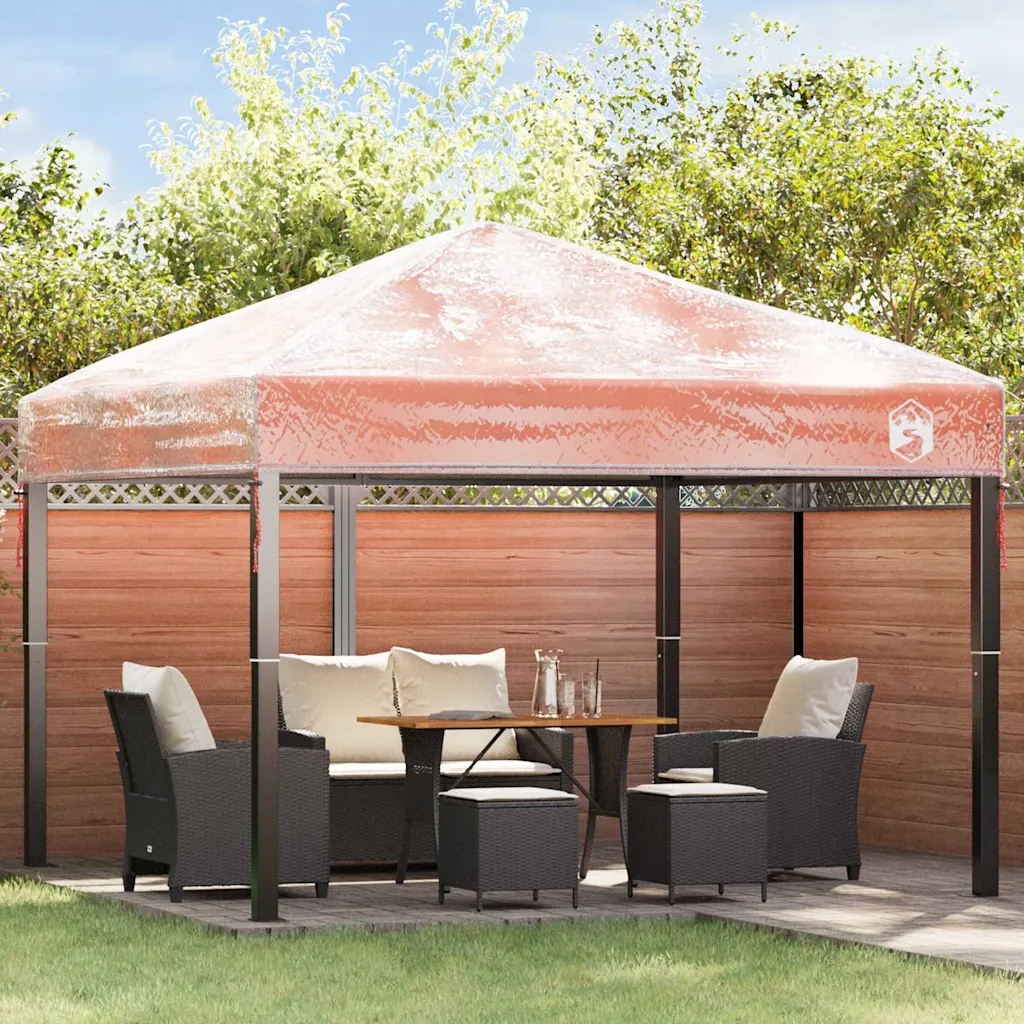 vidaXL Náhradní kryt altánu Transparentní 300 x 300 x 26 cm Pvc