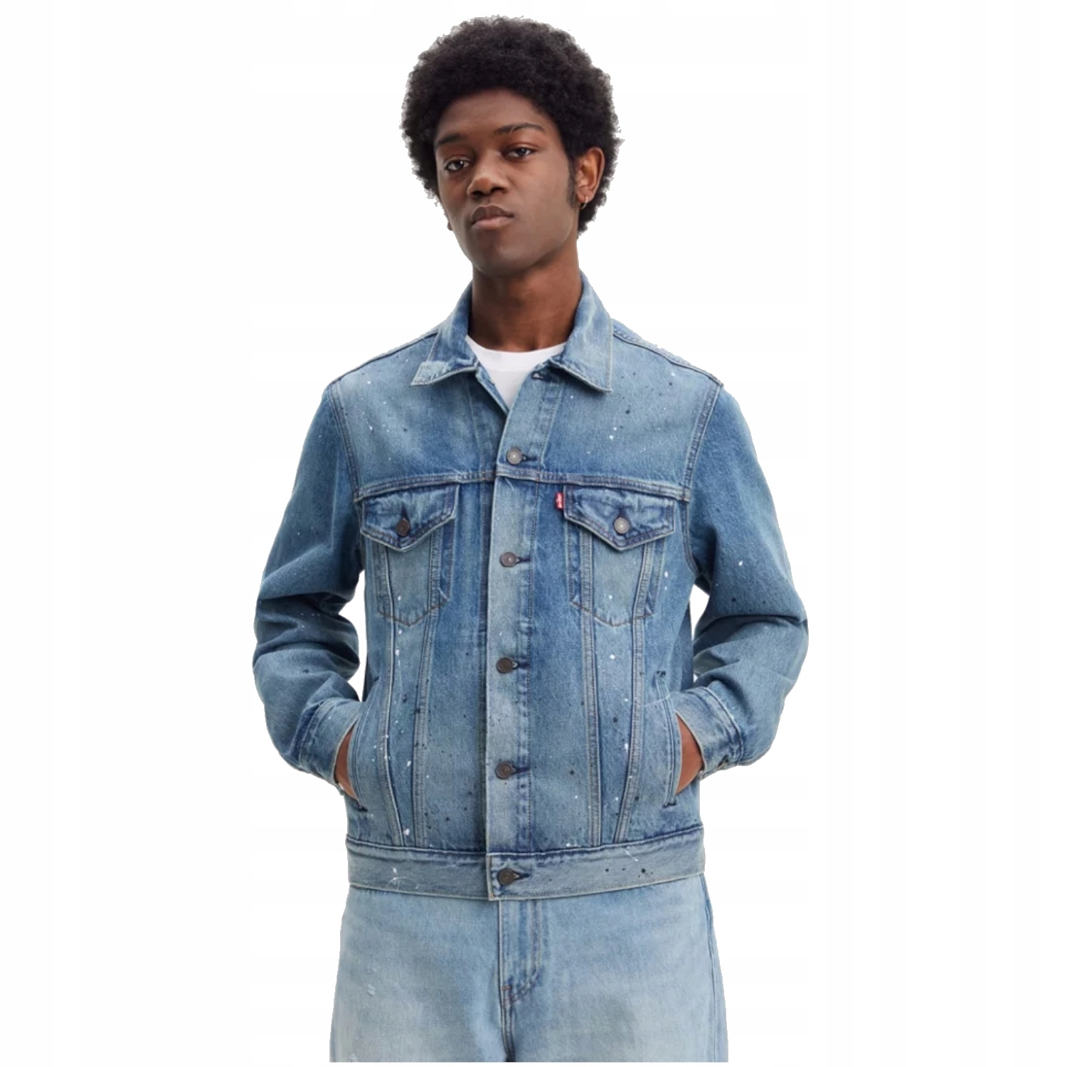 Levi's Vintage Fit Trucker Jacket [M] Pánská bunda Bavlna Modrá