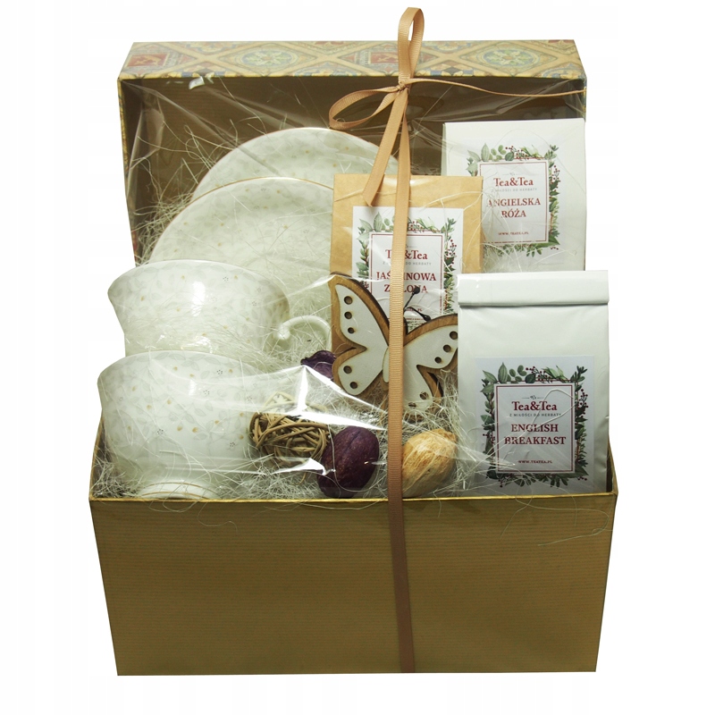 Levně Dárková sada 2 šálků s čajem