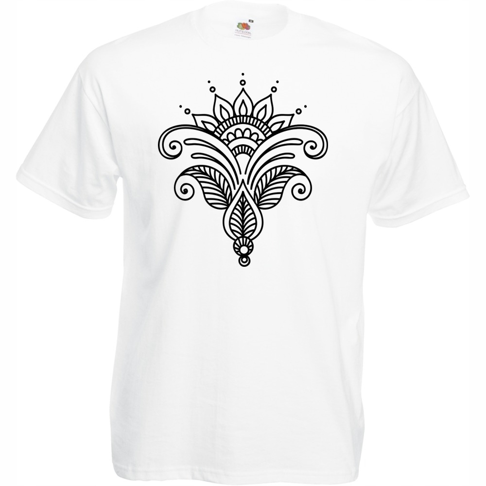 

Koszulka mandala symbol XXL biała