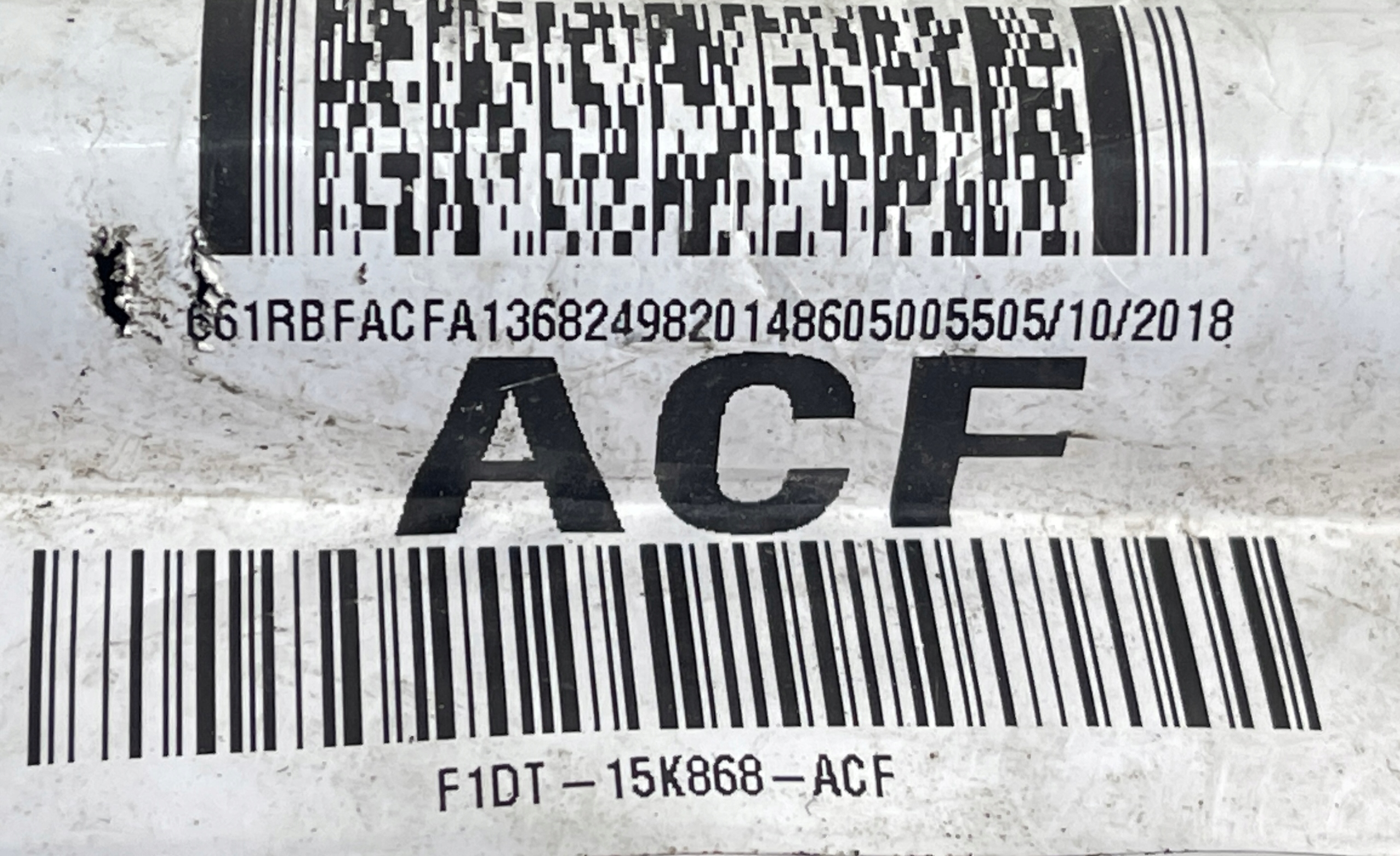 C-MAX II bundle of a bumper rear part PDC F1DT-15K868-ACF