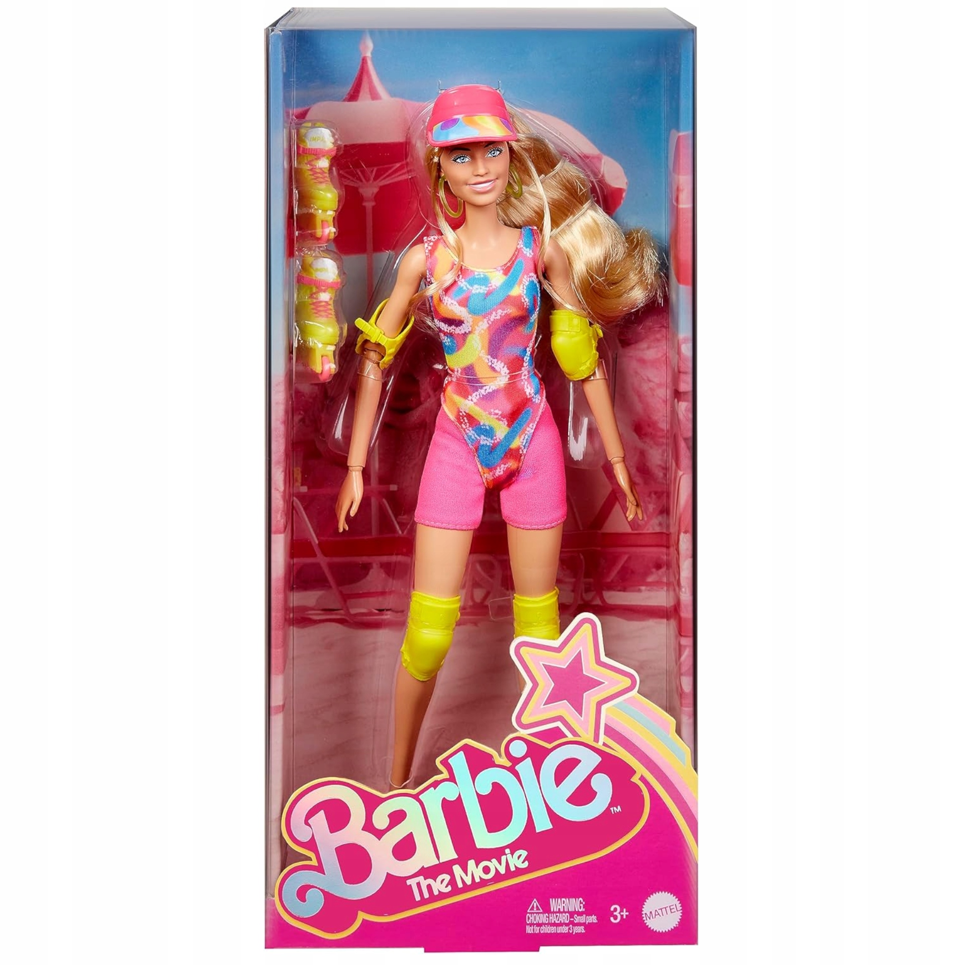 BARBIE THE MOVIE LALKA FILMOWA NA ROLKACH ZABAWKA DLA DZIEWCZYNKI HRB04