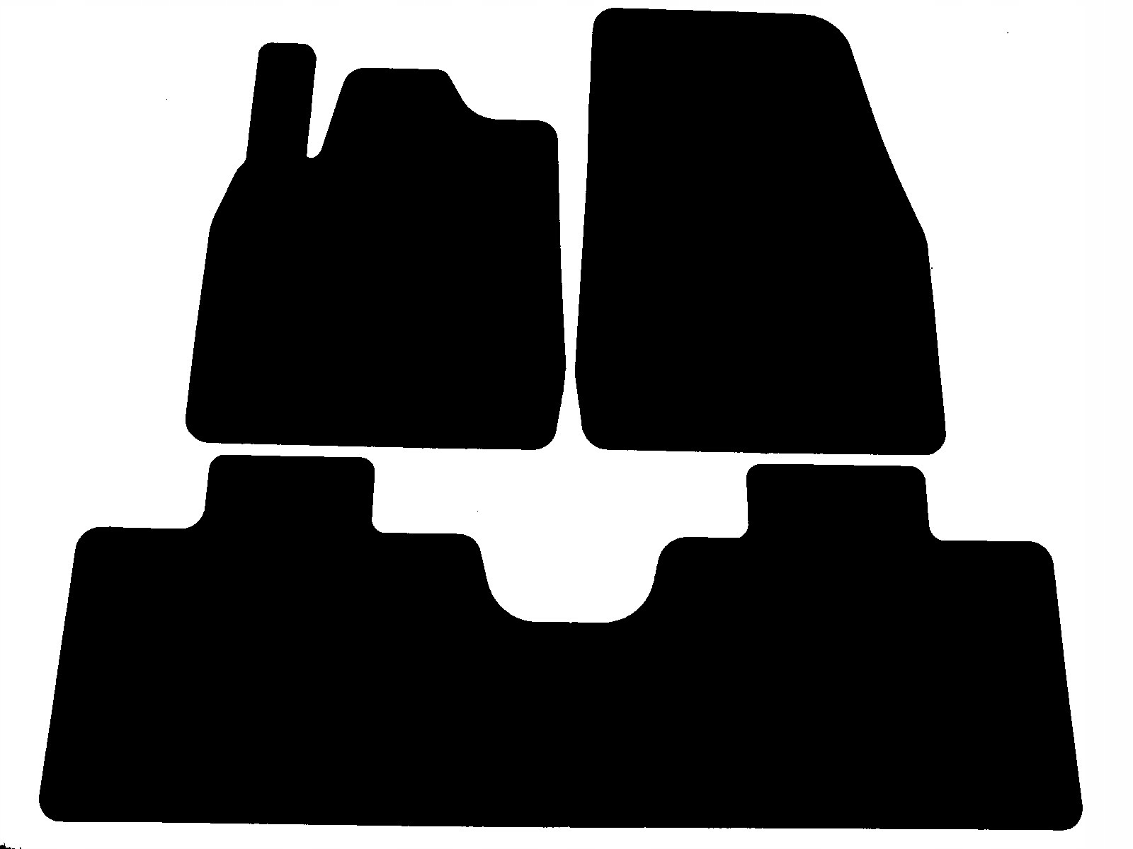 Преміум Килимки велюрові ЧОРНІ до Ford Mustang МАХ-Е 2020-...