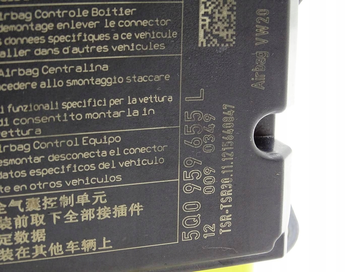 modulo Centralina SENSOR airbag airbag AUDI A3 8V 5Q0959655L