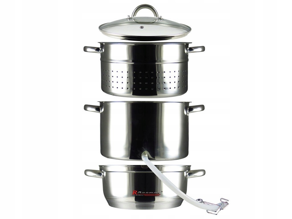 Sokownik Stalowy Rossner 8 l srebrny Grube Dno