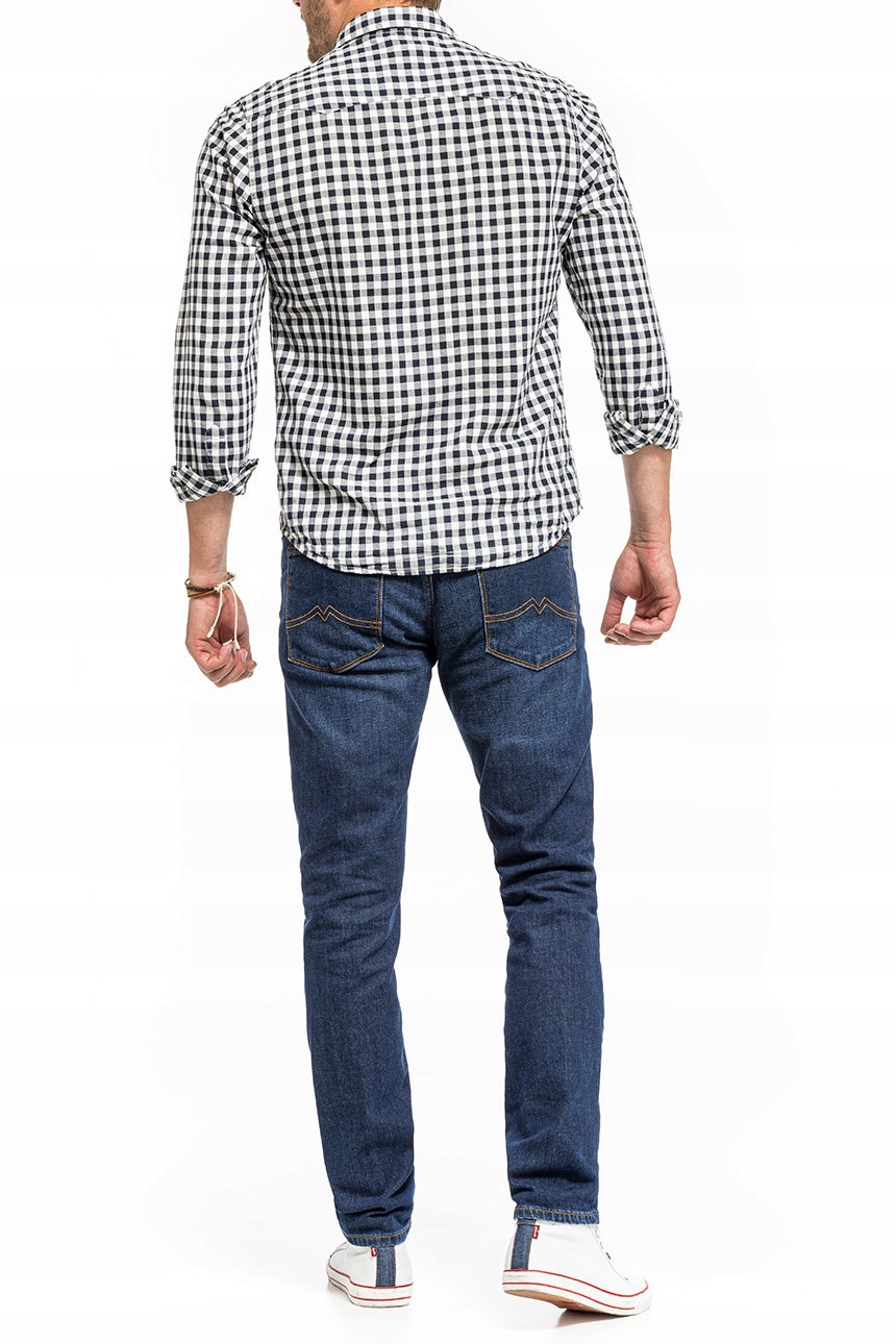 MUSTANG VEGAS MĘSKIE SPODNIE JEANSOWE W33 L32 Fason zwężane