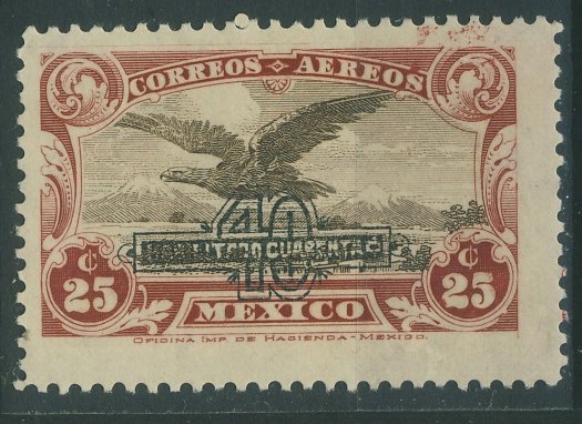 Mexico 40 cts. / 25 cts. - Kondor , Aereo