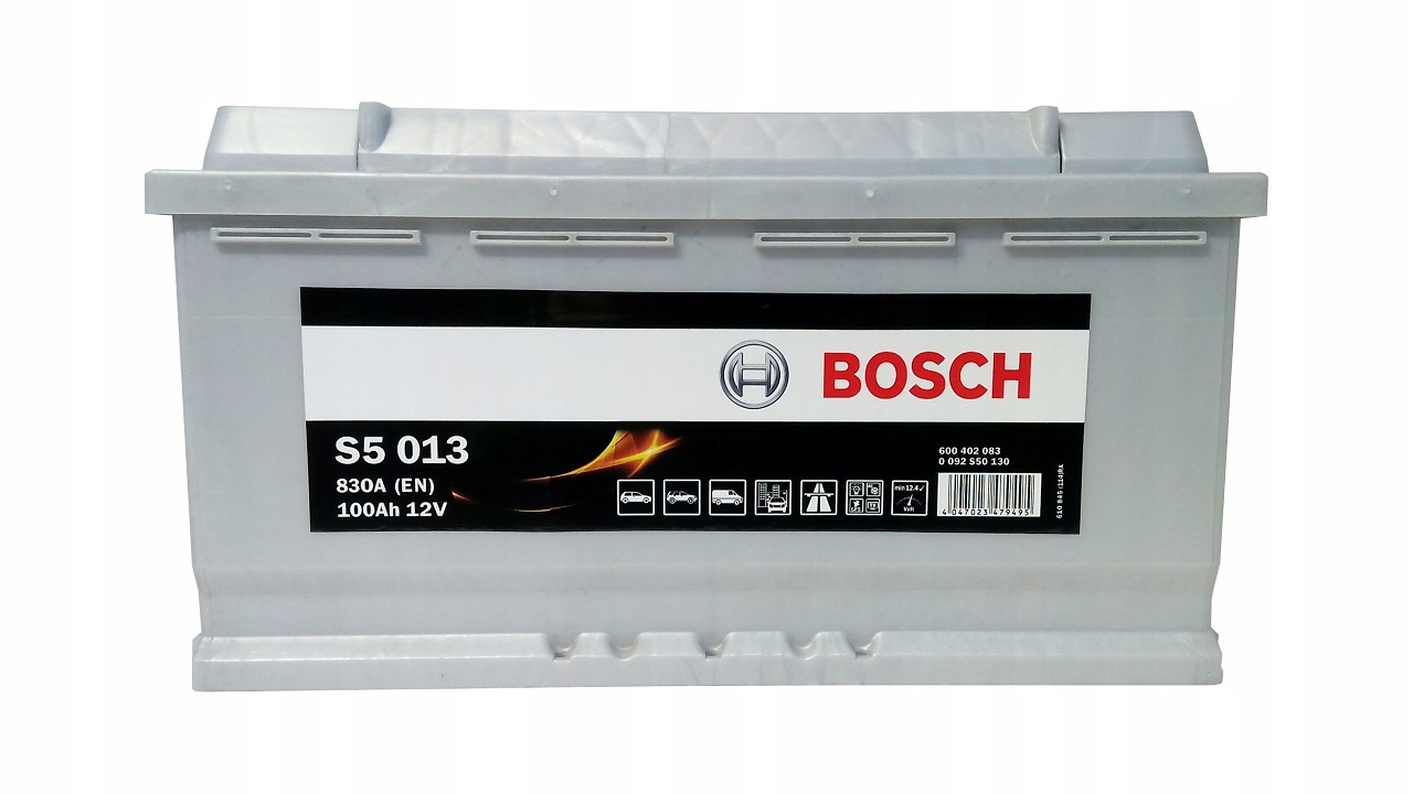 Akumulator Bosch Silver S5 12V 100Ah 830A P+ 0 092 S50 130 za 599 zł z  Swarzędz -  - (10759076231)