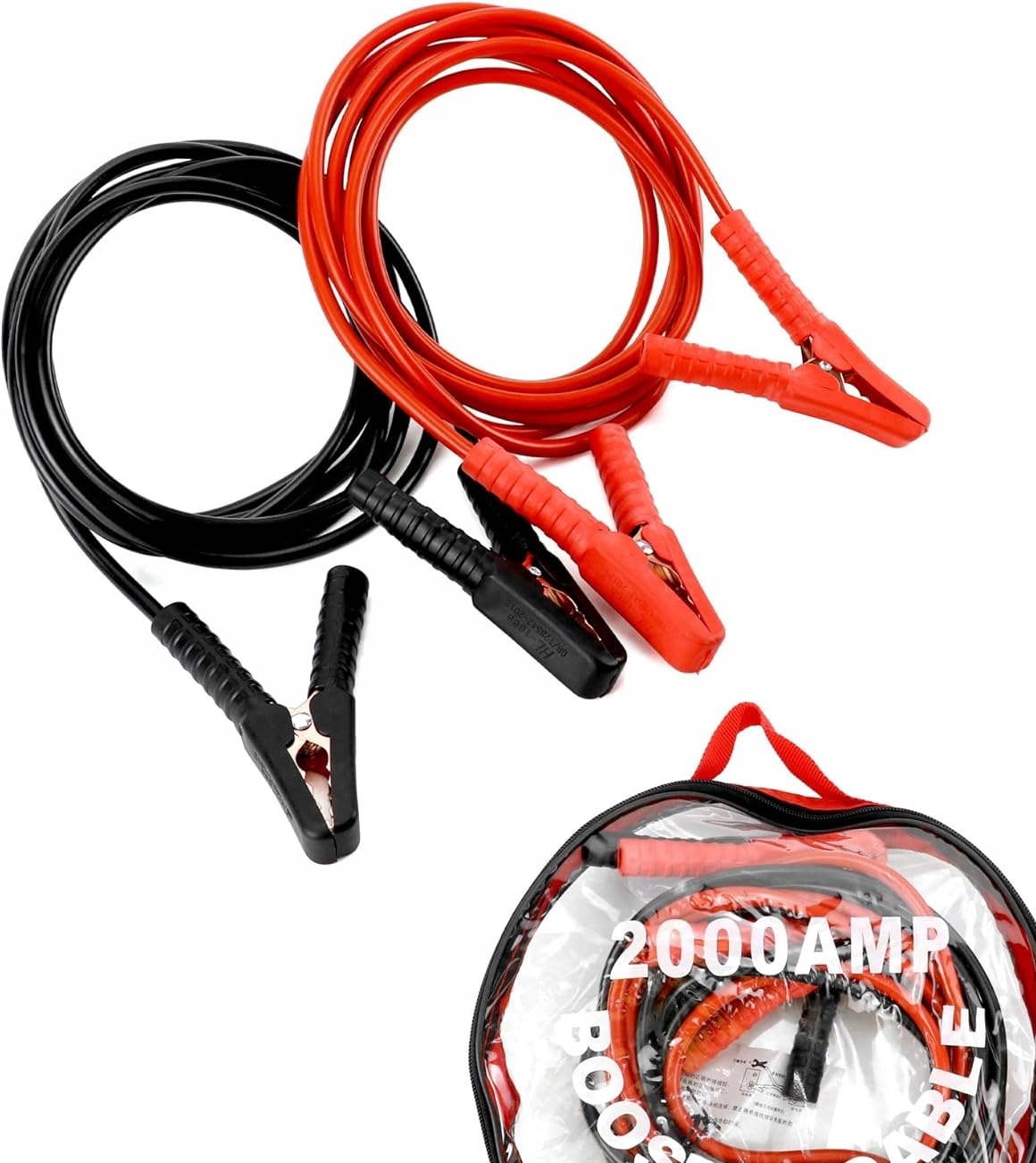 Startovací Kabely 4 m 2000A Pro Motory Do 3,0L S Taškou