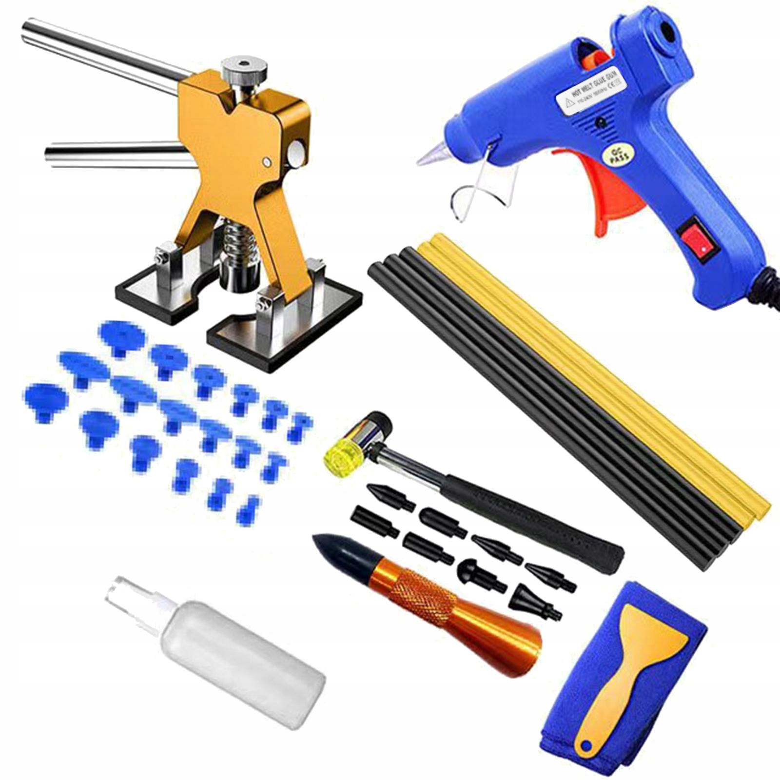 45-częściowy zestaw do usuwania wgnieceń w samochodzie. Wysokowydajny, EAN (GTIN) 6953012732084