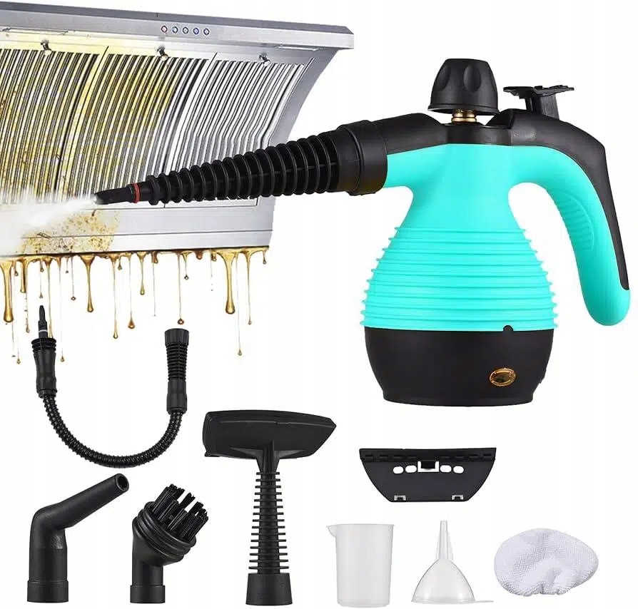 Parní Čistič Tlakový Čistič 1050W 3BAR 10 Příslušenství