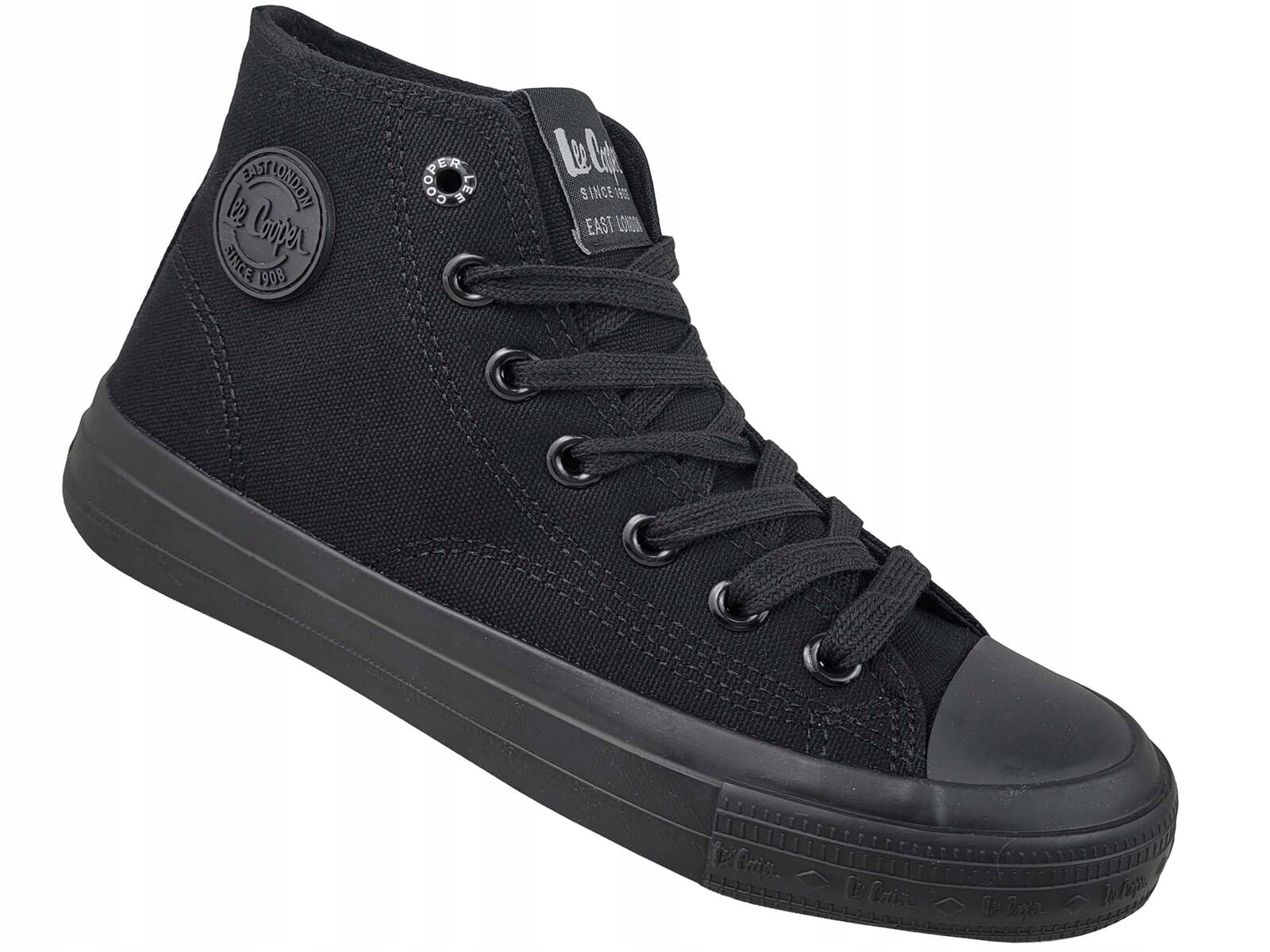 Lee Cooper Lcw 22 31 0905 Buty Damskie Tenisówki Trampki Wysokie Czarne