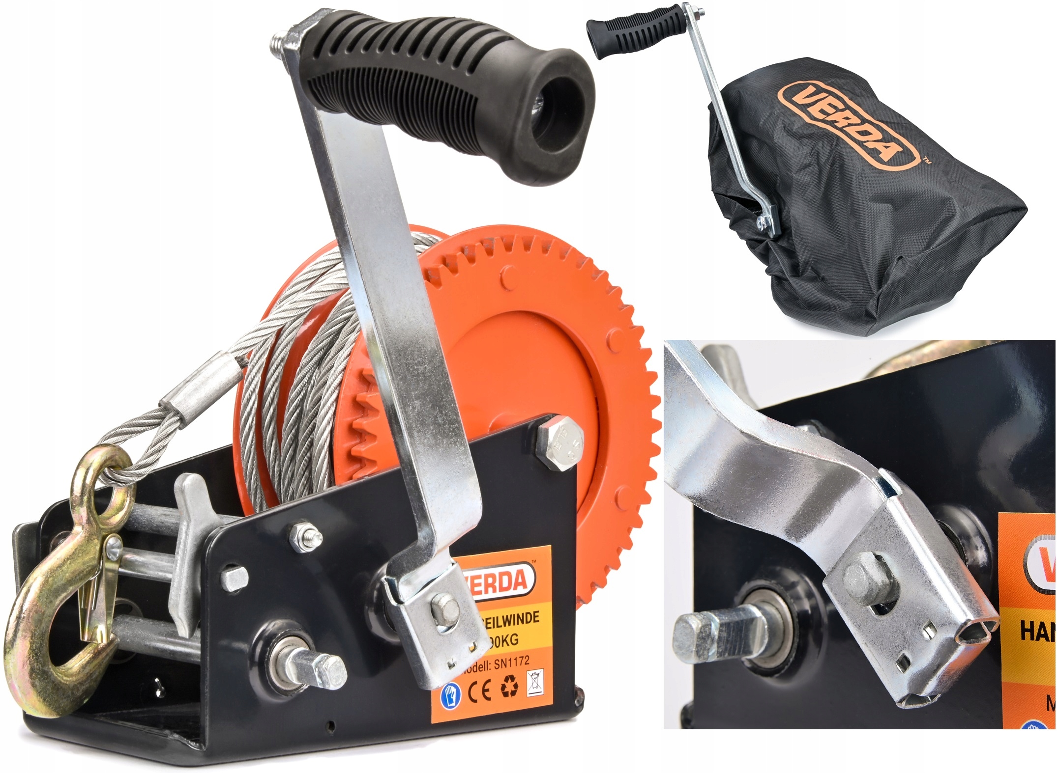 ЛЕБІДКА РУЧНА ЛЕБІДКА МОТУЗКА ЗНІМНА РУЧКА