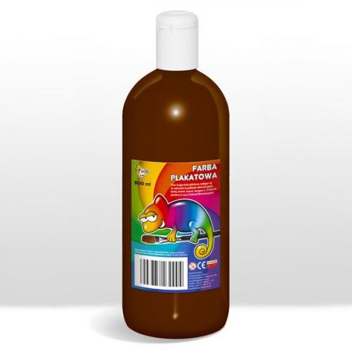 

Farba szkolna plakatowa 500 ml brązowa