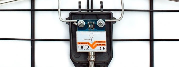 Zestaw Anteny Naziemniej Mocna Płytka F Zasilacz Marka Cabletech