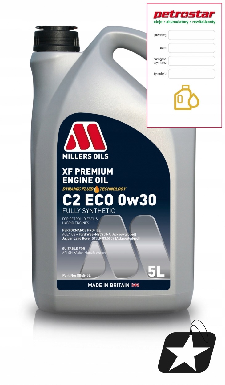 Millers Xf Premium C2 Eco 0V30 5L