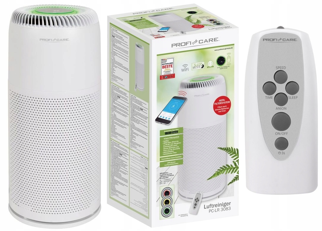 OCZYSZCZACZ POWIETRZA JONIZATOR POCHŁANIACZ Z WIFI